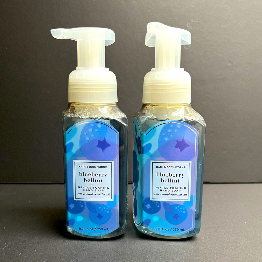 NEW BBW Blueberry Bellini foaming hand soap x2